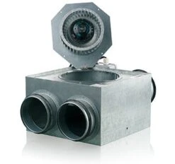 VENTS-US VKPF 125/125*2 5" Inline Centrifugal Fan