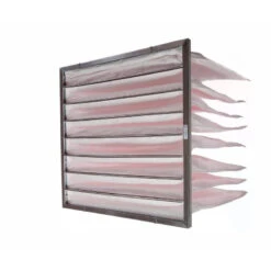 24 X 24 X 30 Pocket Bag Filter 8 Pocket 90-95% Synthetic Media