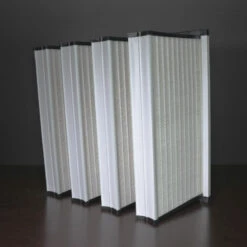 HIGH EFFICIENCY FILTER 4 BANK 75% 24 X 24 X 12 MERV 12 UPSTREAM 2000 CFM