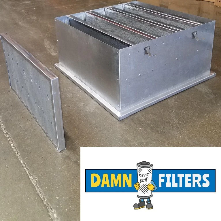 24x24x12 V Bank Carbon Filter Module With Granular Carbon 3 24x24x12 V Bank Carbon Filter Module With Granular Carbon - Image 3