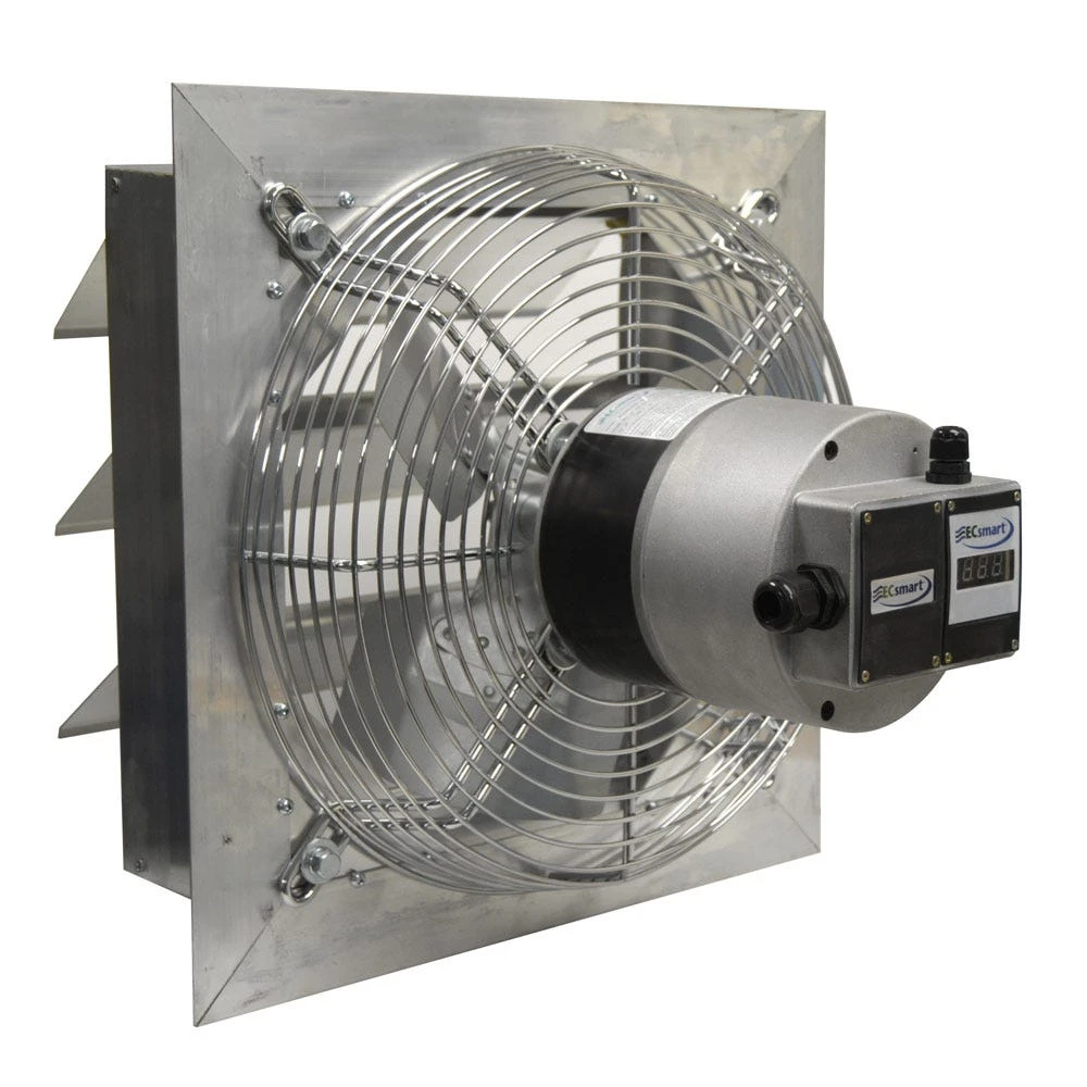 Canarm 8 Inches AX-EC Shutter Mounted 360 CFM Fans Direct Drive Variable Speed - AX08-ECV 1 Canarm 8 Inches AX-EC Shutter Mounted 360 CFM Fans Direct Drive Variable Speed - AX08-ECV