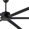 Canarm FANBOS HVLS Fan - 96" Industrial Indoor Ceiling Fan CP96BK - 16729 CFM, 105 RPM, 120V, 1 Phase, Black