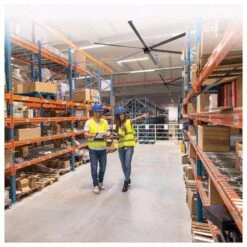 Cool Boss Industrial Overhead Fan - 20' Fan Diameter -Air Filtration Store cb11hvls 9 1 1