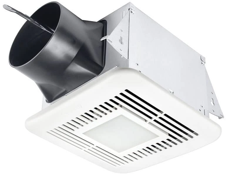 BreezElite - ELT80-110LED - 80/110 CFM Bath Fan/Dimmable LED Light And Adjustable High Speed Options 80 CFM Or 110 CFM 1 BreezElite - ELT80-110LED - 80/110 CFM Bath Fan/Dimmable LED Light And Adjustable High Speed Options 80 CFM Or 110 CFM
