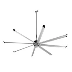 Big Ass Fans HVLS Fan 12' Black/White Essence Variable Speed