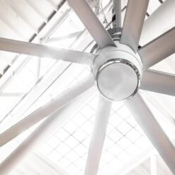 Big Ass Fans HVLS Fan 8' Black/White Essence Variable Speed -Air Filtration Store essence under