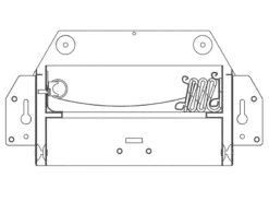 BreezGreenBuilder -- GBR-CRD Ceiling Radiation Damper -Air Filtration Store gbr crd side drawing