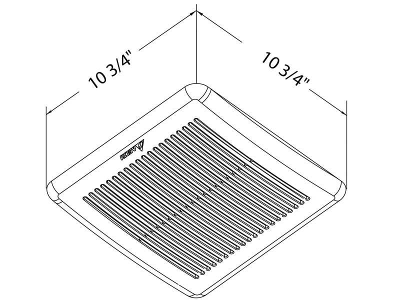 BreezGreenBuilder Ventilation Fans - GBR80H - 80 CFM With Humidity Sensor 8 BreezGreenBuilder Ventilation Fans - GBR80H - 80 CFM With Humidity Sensor - Image 8