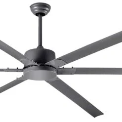 Canarm FANBOS HVLS 96" Industrial Indoor Ceiling Fan -Air Filtration Store grey fan no light