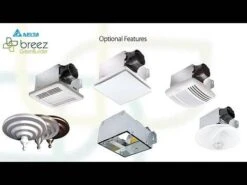 BreezGreenBuilder Ventilation Fan - GBR100LED - 100 CFM Fan/Dimmable LED Light 13 BreezGreenBuilder Ventilation Fan - GBR100LED - 100 CFM Fan/Dimmable LED Light -Air Filtration Store hqdefault 7 19