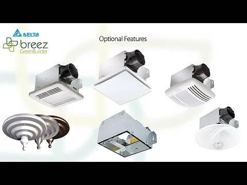 BreezGreenBuilder Ventilation Fans - GBR80H - 80 CFM With Humidity Sensor 9 BreezGreenBuilder Ventilation Fans - GBR80H - 80 CFM With Humidity Sensor - Image 9