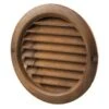 VENTS-US MV 150 BVs Plastic Round Mahogany Grille
