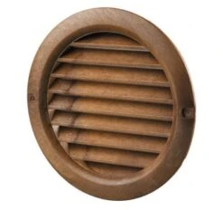 VENTS-US MV 150 BVs Plastic Round Mahogany Grille