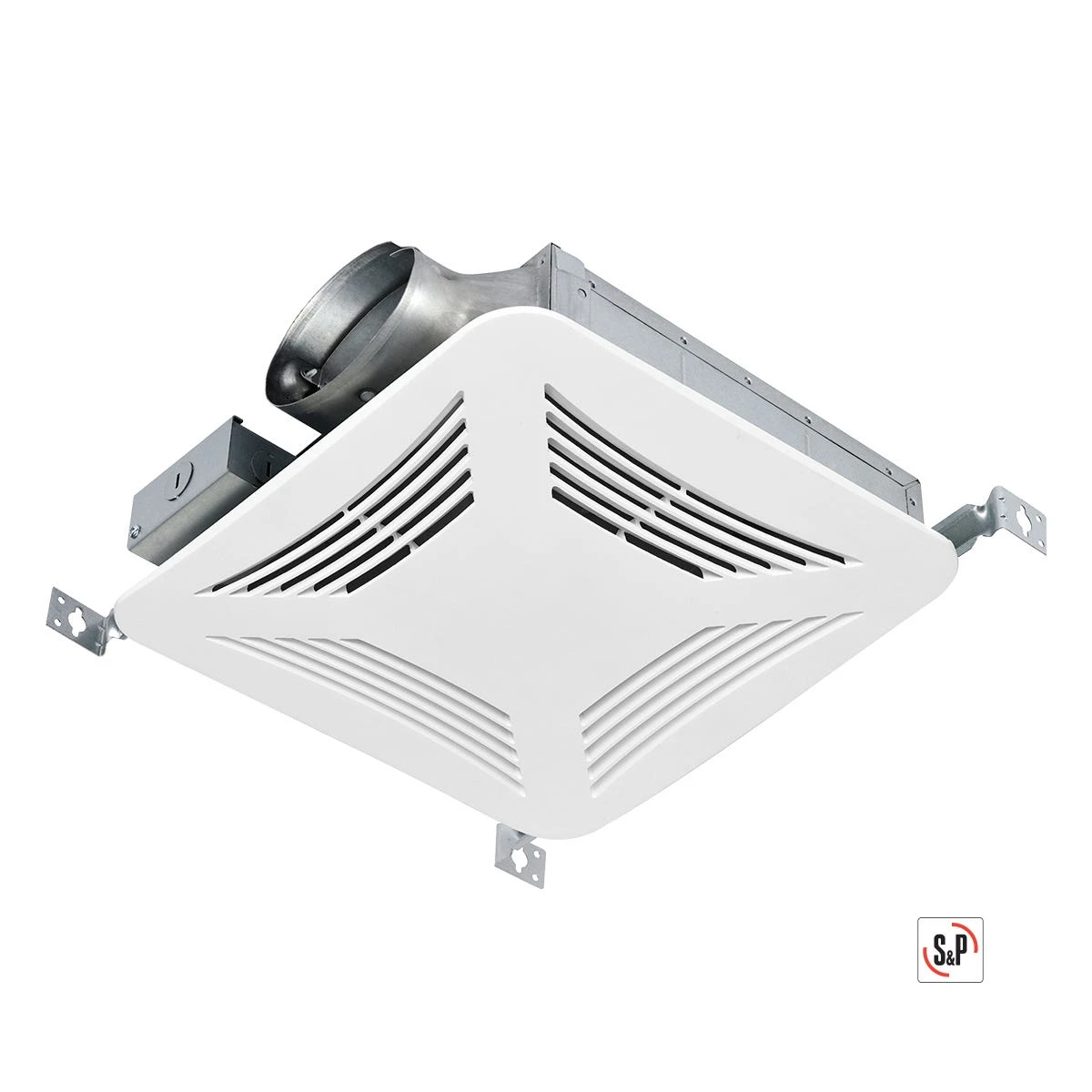 S&P Premium Choice Ceiling Mounted Bathroom Exhaust Fan 100 CFM - PCLP100 1 S&P Premium Choice Ceiling Mounted Bathroom Exhaust Fan 100 CFM - PCLP100