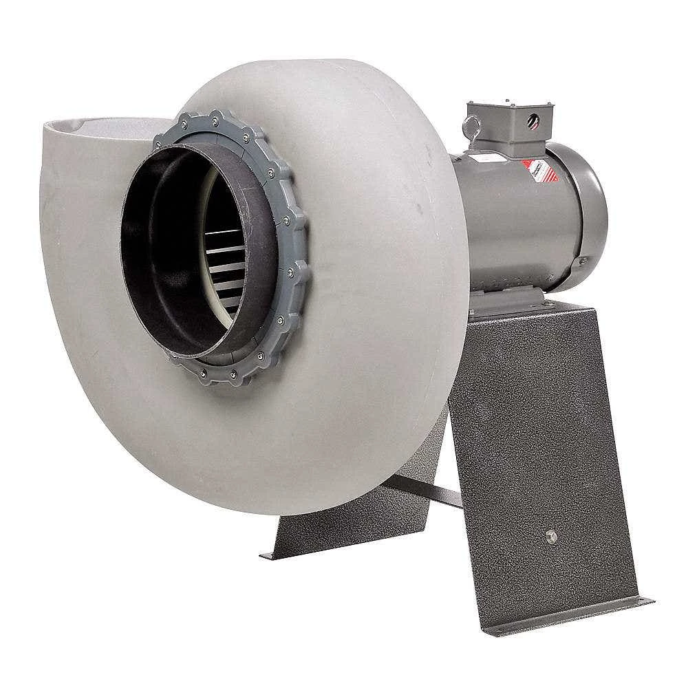 Plastec 35 Series Direct Drive Forward Curve Blower Corrosive Environment 1.5 HP 3000 CFM 3 Phase With Mount 3 Plastec 35 Series Direct Drive Forward Curve Blower Corrosive Environment 1.5 HP 3000 CFM 3 Phase With Mount - Image 3