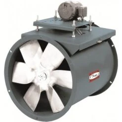 Hartzell Series 46 Steel Housed Belt Drive Duct Axial Fan - 16"