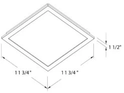 BreezSignature - SIG80-110ELED - 80/110 CFM Fan/Edge-lit Dimmable LED Light With Adjustable Color Temperature 17 BreezSignature - SIG80-110ELED - 80/110 CFM Fan/Edge-lit Dimmable LED Light With Adjustable Color Temperature -Air Filtration Store sig80 110eled drawing grille