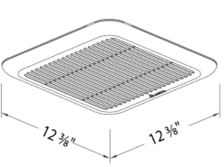 BreezSignature - SIG80-110 - 80/110 CFM Exhaust Fan -Air Filtration Store sig g3 d grille